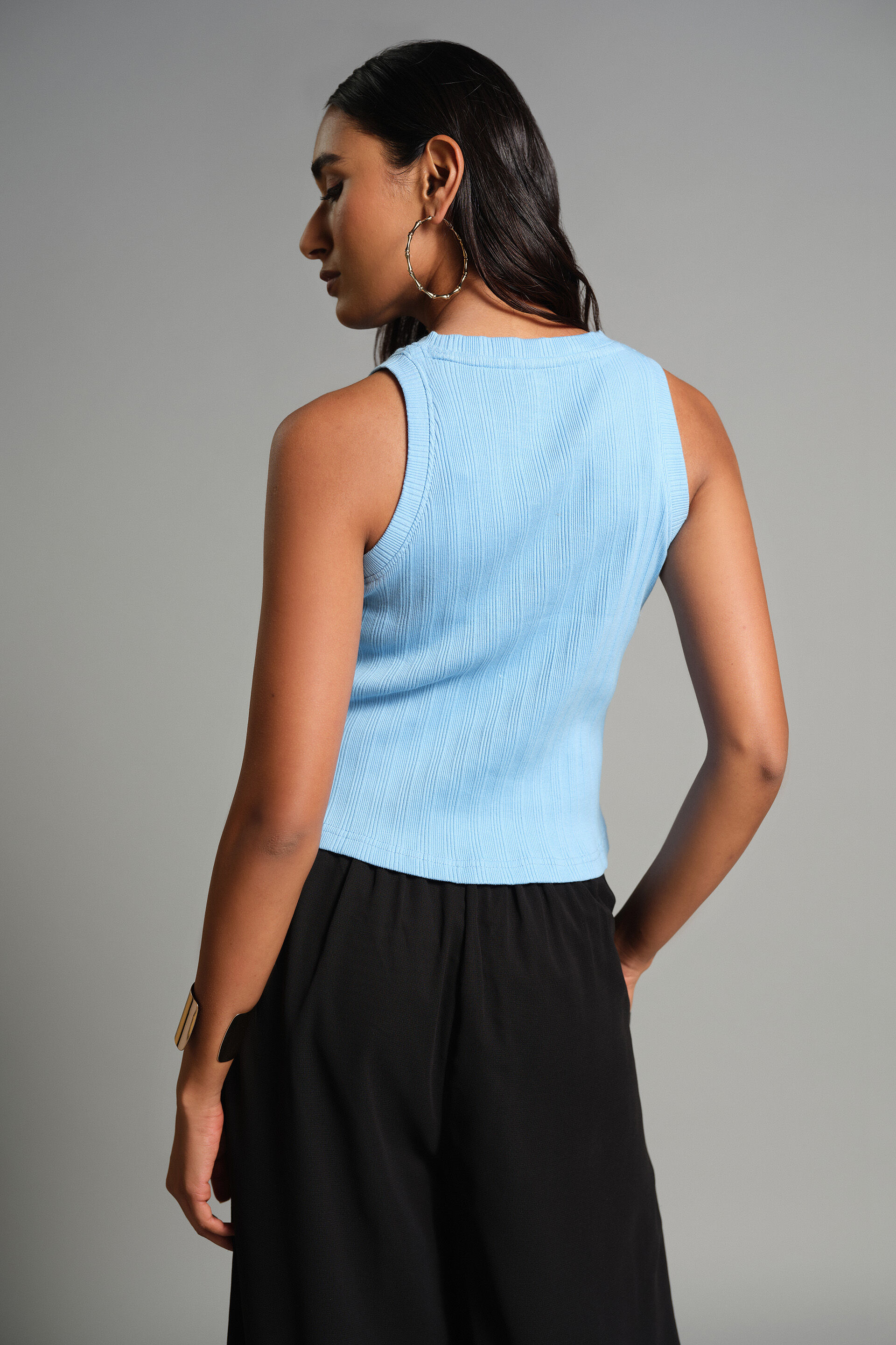 Tazman Powder Blue Top, Powder Blue, image 5